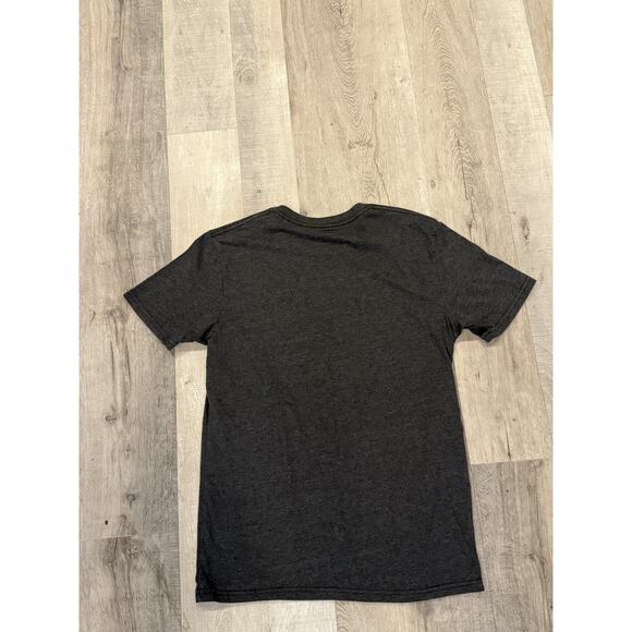 Volcom Shirt Mens Medium Black Gray Short Sleeve Graphic Tee Modern Skate Style - Picture 6 of 7